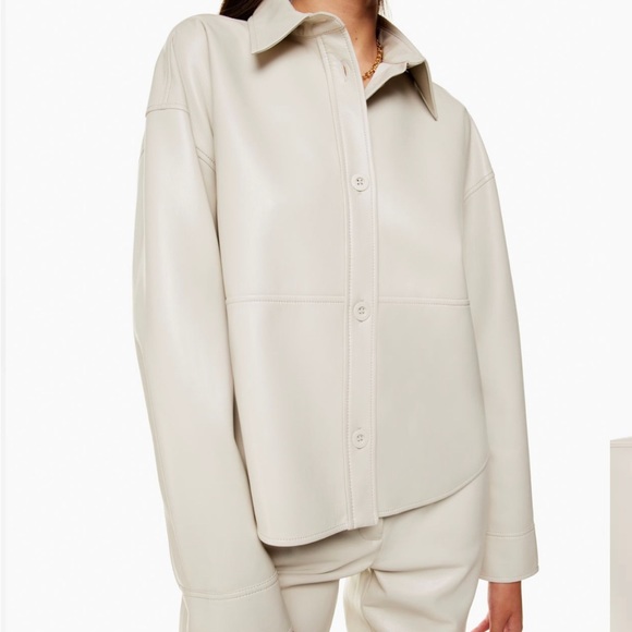 ❌SOLD❌ Babaton Pelli Hip Shirt Jacket sz 2XS - Picture 4 of 14